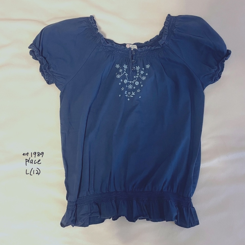 est. 1989 place Blue Blouse L(12)